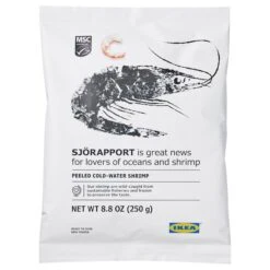 SJÖRAPPORT Peeled Shrimp - MSC Certified Frozen 9 Oz