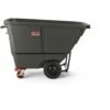 Suncast Dump Cart Tilt Truck 2,200lbs 1 Cubic Yard Forkliftable Towable RMTTHD100